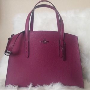 Coach Charlie Satchel w/ Crossbody Strap